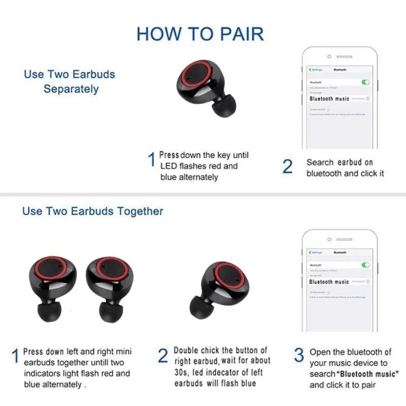 Y50 TWS Fone Bluetooth Earphones 5.2 Wireless bluetooth headset Touch Control Wireless Bluetooth Headset with Mic Air for phones